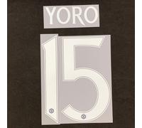 STAMPA UFFICIALE YORO #15 Manchester United F.C Away CUP 2024-25
