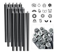 Stampa Unghie | 15 Pezzi Attrezzi Per Timbro Unghie,Strumento Manicure per Principianti Donne Ragazze Salone