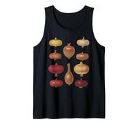 Stampa varietà di cipolle Vintage: Cibo da Cucina Botanica Canotta