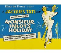 Stampa - Vintage Film Poster - Monsieur HULOT'S Vacanza - A4,A3,A2,A1