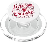 Stampa vintage Liverpool Inghilterra Liverbird rossa PopSockets PopGrip per MagSafe