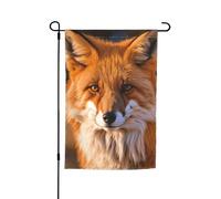 Stampa volpe 30,5 x 45,7 cm portico tutte le stagioni bandiere all'aperto decorazione cortile bandiera patio decorazione cortile