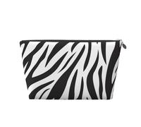 Stampa zebrata, Borsa da toilette Borsa per trucco Borsa per cosmetici Borsa da toilette da viaggio portatile