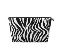 Stampa zebrata, Borsa da toilette Borsa per trucco Borsa per cosmetici Borsa da toilette da viaggio portatile