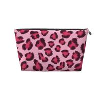 Stampa zebrata rosa, Borsa da toilette Borsa per trucco Borsa per cosmetici Borsa da toilette da viaggio portatile