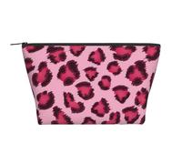 Stampa zebrata rosa, Borsa da toilette Borsa per trucco Borsa per cosmetici Borsa da toilette da viaggio portatile