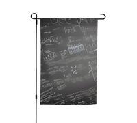 Stampaggio di simboli di matematica, versatile ed elegante, bandiera da giardino per tutte le stagioni, decorazione per patio all'aperto ultimo intervento, portici e giardini