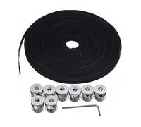 Stampante 3D 10M GT2 Cinghia dentata 6mm Larghezza 10x Puleggia Chiave a forma di L for stampante Ricambi e accessori per stampanti 3D