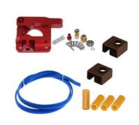 Stampante 3D aggiornato a lunga distanza MK8 estrusore in metallo + molla di livellamento + tubo PETG + kit custodia in silicone MK8 for Ender 3 V2 CR10 (Color : CR10 Kit)