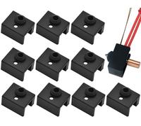 Stampante 3D Calzini Silicone,10pcs Sostituzione Del Manicotto In Silicone,Stampante 3D Blocco Copertura Silicone,Copertura in Silicone per Blocco Riscaldante per Calzino Hotend per Stampante 3D