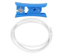Stampante 3D Glomora Tubo PTFE, kit di accessori per stampanti 3D 3 metri con taglierina per tubo per filamento 1,75 mm atta a un estrusore 3D per azionamento diretto (White)