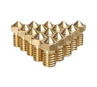 Stampante 3D Kit Ugelli In Acciaio Inox Parti Stampante 3D V6 Ugelli In Acciaio Temprato 0,2 0,3 0,4 0,5 0,6 0,8 1,0 mm 1,75 mm M6 Ugello Filettatura per Hotend CR10 Ender 3 Distinctive