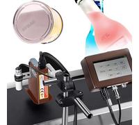 Stampante a getto di inchiostro portatile per la data commerciale che codifica con il touch screen, operazione automatica ed online