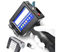 Stampante a getto d'inchiostro ad asciugatura rapida con touch screen LED da 4,3 pollici, macchina di codifica intelligente portatile per quasi tutte le superfici, supporta 25 lingue