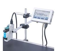Stampante a getto d'inchiostro industriale, codificatore a getto d'inchiostro in linea 12,7 mm/25,4 mm, altezza di stampa 2-5 mm per testo QRCode/codice a barre/numero di lotto/data stampante,25.4mm