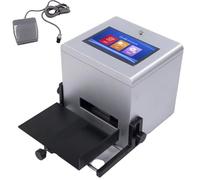 Stampante a getto d'inchiostro industriale - Macchina di codifica automatica con schermo LCD da 5 pollici per piccole imprese, marcatura a getto d'inchiostro ad alta velocità da 127 mm per imballaggi