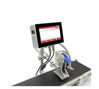 Stampante a getto d'inchiostro industriale online 130Pro con ugello da 12,7 mm, guscio argentato, codice a barre, logo, data, etichettatrice Asciugatura rapida per etichettatura e codifica(Sliver)