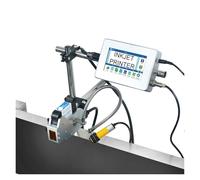 Stampante a getto d'inchiostro industriale online da 4,3'' 12,7/25,4 mm for codice a barre QR, logo, data di scadenza, macchina for codifica, senza cartuccia Asciugatura rapida per etichettatura e cod