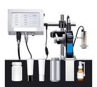 Stampante a getto d'inchiostro industriale per codifica in lotti, macchina automatica della marcatura per cartoni, plastica, metalli e imballaggi alimentari, supporto multilingue