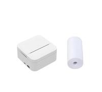 Stampante a getto d'inchiostro portatile, 203dpi 57mm Mini Stampante Termica Portatile Stampa Adesivi Stampante Elenco Note Tascabile Senza Inchiostro Bluetooth Senza Fili for la Casa Stampante per et