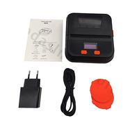 Stampante a getto d'inchiostro portatile, 80mm 2in1 Stampanti Etichetta e comando di ricevuta Wireless portatile connesso con telefono e computer Mini etichetta di carta for stampante termica per l'in