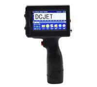 Stampante a Getto d'Inchiostro Portatile, Altezza di Stampa 2-12,7 mm Stampante Portatile con Cartuccia d'Inchiostro ad Asciugatura Rapida Codificatore a Getto d'Inchiostro per Data Codice,Green