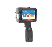 Stampante a getto d'inchiostro portatile con touch screen da 4,3 pollici Encoder a getto d'inchiostro ad asciugatura rapida per etichette con codici a barre Logo di testo Codice QR,Transparent