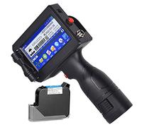 Stampante a getto d'inchiostro portatile con touch screen da 4,3 pollici, macchina di codifica ad asciugatura rapida, altezza di stampa fino a 1 pollice per etichette, loghi, date e codici (supporta