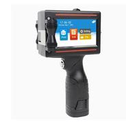 Stampante a getto d'inchiostro portatile da 12,7 mm Data di produzione portatile Stampa di codici a barre Pistola in cartone Macchina da stampa for marcatura di logo in plastica Asciugatura rapida per