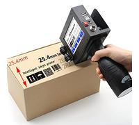 Stampante a getto d'inchiostro portatile da 25,4 mm, stampante a getto d'inchiostro portatile con touch screen HD da 4,3 pollici e cartuccia d'inchiostro ad asciugatura rapida, stampante portatil
