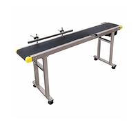 Stampante a getto d'inchiostro portatile, Data codice inkjet stampante alimentare industria alimentare linea di produzione linea regolabile in gomma PVC. Nastro trasportatore portatile per l'industria