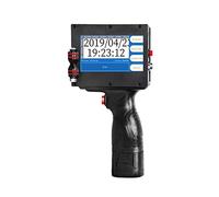 Stampante a getto d'inchiostro portatile, DATA PALLIGAMENTO DATA NUMERO DI BATCH NUMERO DI CODING MACCHINA PICCOLLA STAMPA IN ACKJET AUTOMATICA QR. Code inkjet stampante. per l'industria delle etichet