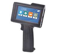 Stampante a getto d'inchiostro portatile, dispositivo portatile con touch screen da 4,3 pollici, supporto multilingue, dimensione del carattere regolabile per etichette con codici a barre, testo, logo