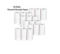 Stampante a getto d'inchiostro portatile Inkless Stampante Portatile 58 millimetri senza fili Bluetooth Mini Note POSEGGIO Carta stampante for ricevute termica per l'etichetta della data del codice(18