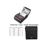 Stampante a getto d'inchiostro portatile Inkless Stampante Portatile 58 millimetri senza fili Bluetooth Mini Note POSEGGIO Carta stampante for ricevute termica per l'etichetta della data del codice(Ad