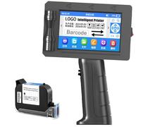 Stampante a getto d'inchiostro portatile - Macchina di codifica portatile con inchiostro ad asciugatura rapida, touch screen per data, codice QR, testo, logo e stampa di numeri di lotto