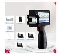 Stampante a getto d'inchiostro portatile Macchina di codifica portatile intelligente da 12,7 mm, etichetta con logo for tappo di bottiglia che confeziona piccola stampante a getto d'inchiostro portati