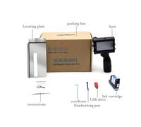 Stampante a getto d'inchiostro portatile Macchina di codifica portatile Piccola stampante a getto d'inchiostro portatile da 12,7 mm Tappo di bottiglia Etichetta con logo Imballaggio 25 lingue Contator