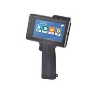 Stampante a getto d'inchiostro portatile, macchina per codifica data con touch screen da 4,3 pollici, supporta 14 metodi di input, interruttore a 20 lingue, stampa ad alta definizione, dimensione del