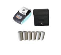 Stampante a getto d'inchiostro portatile, Mini 58mm carta Bill Pocket Bluetooth Stampante Bluetooth Wireless Stampante for ricevute termica portatile Mobile per l'industria delle etichette con data in