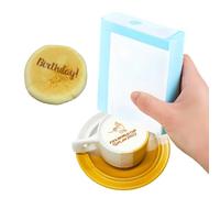 Stampante a getto d'inchiostro portatile per alimenti, mini stampante portatile per torte e caffè per latte art, ideale per dessert, pane e progetti fai da te