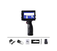 Stampante a getto d'inchiostro portatile per qualsiasi superficie Stampante for etichette da 12,7 mm QR Bar Codice batch Data Numero Logo Data di scadenza Stampante a getto d'inchiostro portatile 24 l