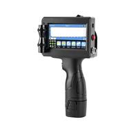 Stampante a getto d'inchiostro portatile portatile da 12,7 mm Codice a barre QR Numero di Logo Data di scadenza Stampante for etichette 25 lingue Non crittografate per testo codice a barre data ora, e