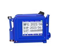 Stampante a getto d'inchiostro portatile portatile Mini macchina for la codifica di etichette Data di produzione Codice a barre Tappo di bottiglia Stampa LOGO Inchiostro permanente Stampa multiformato