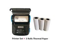 Stampante a getto d'inchiostro portatile Senza inchiostro USB DC5V 8. 0mm Bluetooth-Compatibile Mini Stampanti Termali Light Peso Ricevuta Portatile Stampanti Carta Mobili Stampa rapida senza ritardo(