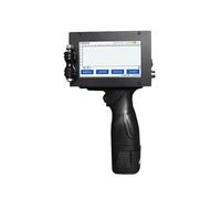 Stampante a getto d'inchiostro portatile Stampante for codici batch con logo Macchina da stampa portatile Mini codificatore Stampante a getto manuale con inchiostro per testo codice a barre data ora,