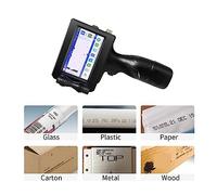 Stampante a getto d'inchiostro portatile Stampante portatile portatile intelligente, a getto d'inchiostro da 12,7 mm for stampante di codici QR con numero di lotto variabile in plastica con immagini i
