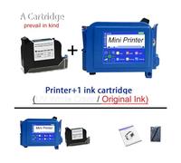 Stampante a getto d'inchiostro portatile Stampante portatile portatile, mini stampante digitale for codici a barre con etichettatrice a getto d'inchiostro intelligente da 12,7 mm Contatore/Numero lott