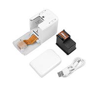 Stampante a getto d'inchiostro portatile Stampante wireless Mobile Color Mini Stampante portatile Portatile Portatile Stampanti WiFi portatile a getto d'inchiostro Non facile da sbiadire(With 1pc Cart