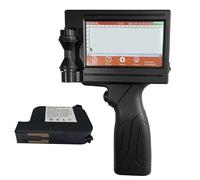 Stampante a getto d'inchiostro termica portatile portatile con etichetta del logo del numero della stampante Smart Touch Screen Sacchetto di cartone(Printer 1 black ink)